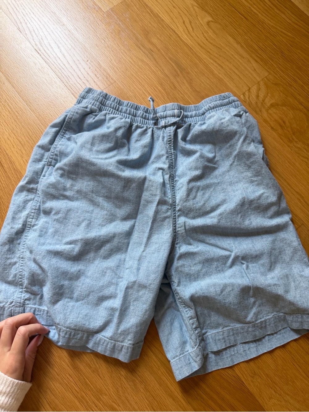 Polo by Ralph Lauren Light Blue Elastic Waist Drawstring Shorts